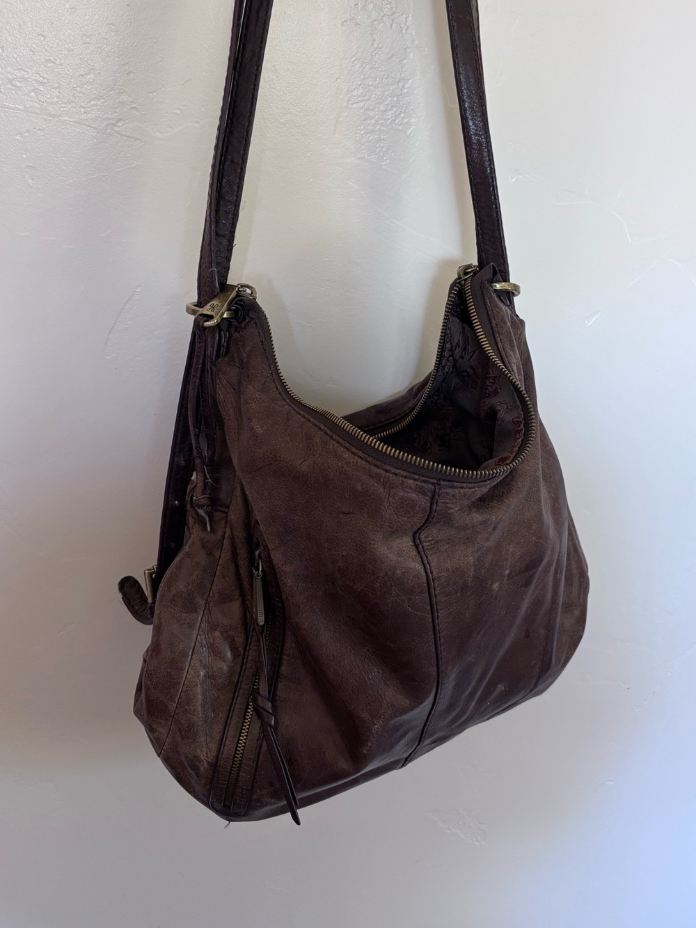 HOBO Leather Shoulder Bag